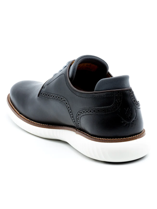 Countryaire Saddle Leather Plain Toe in Black