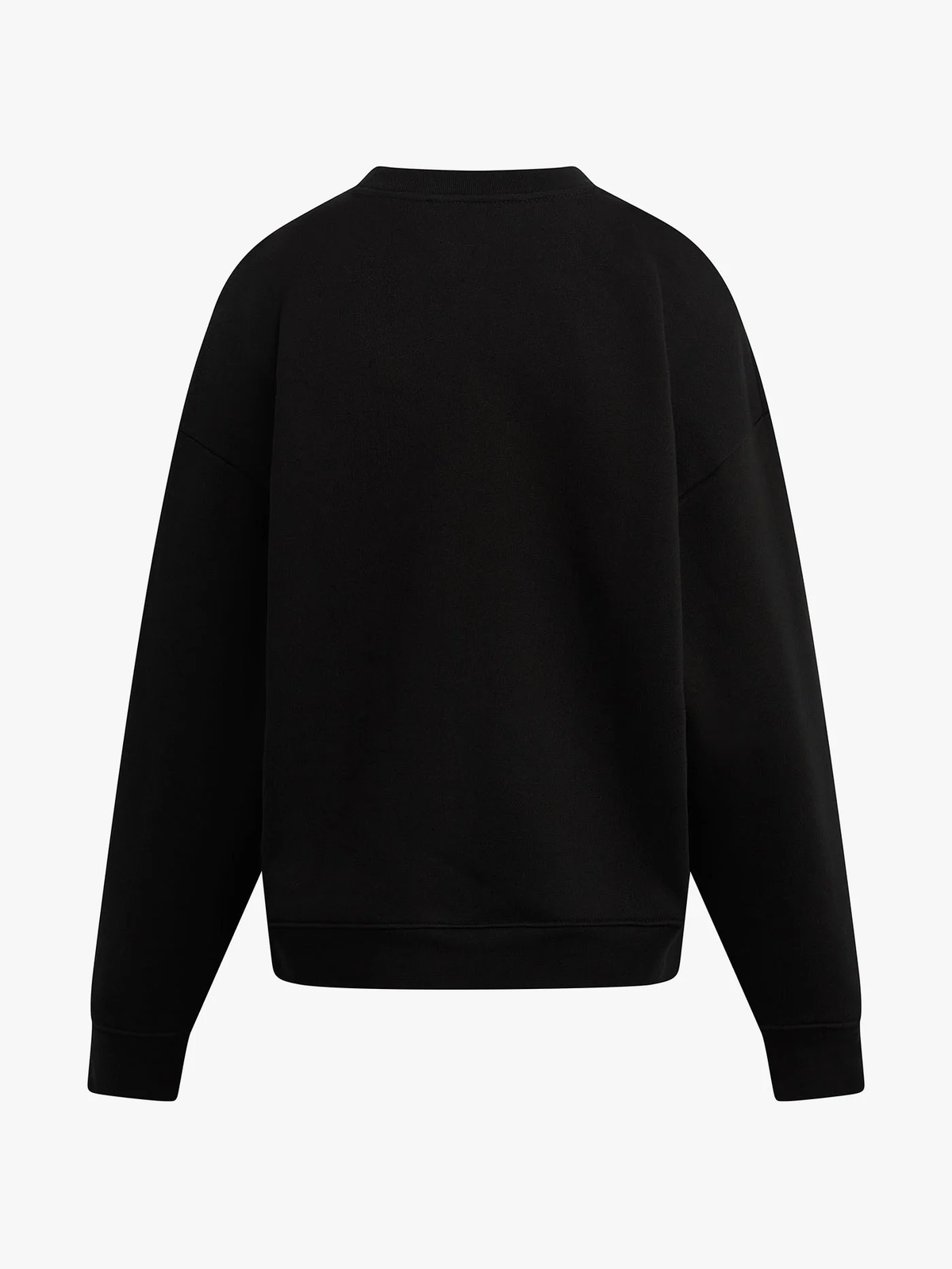The Collegiate Sweatshirt in Black/Pale Pink