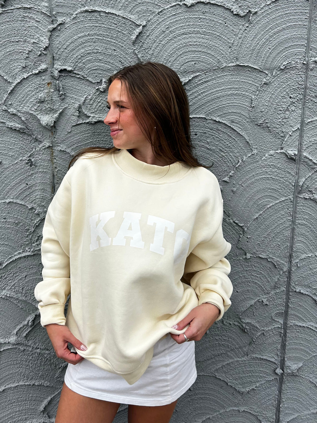 Kato Cozy Mock Neck Sweatshirt